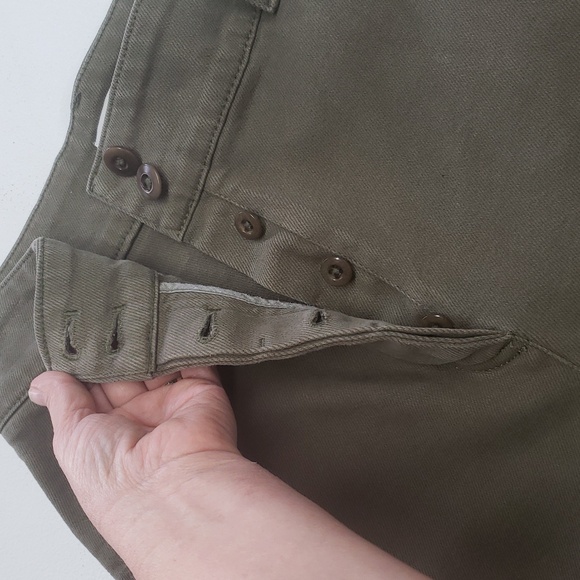 Wilfred Free X Aritzia Pants Women's 8 Modern Cargo Olive Green Utility Tapered - Picture 11 of 13